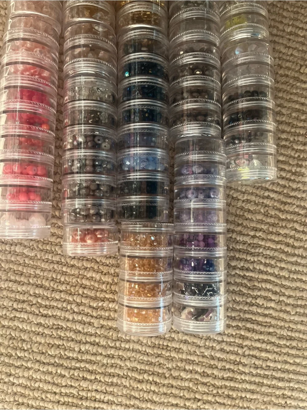13 pounds of beads and jewelry making supplies